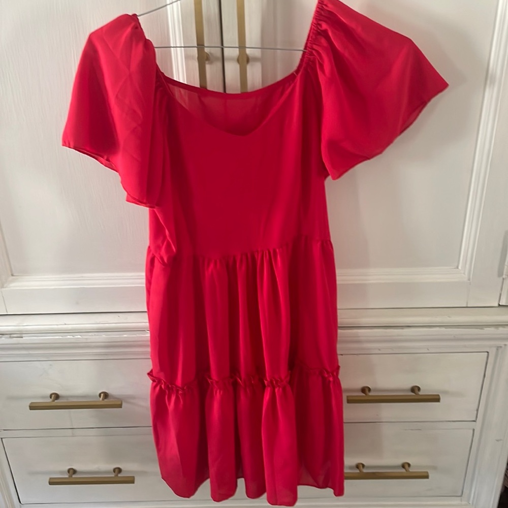 SHEIN RED DRESS